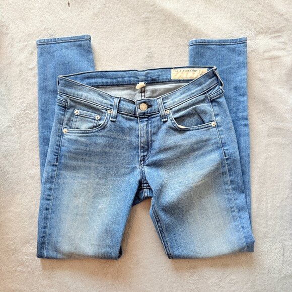 Rag & Bone Women's Skinny Jeans Capri Light Wash Size 25 - Picture 9 of 13